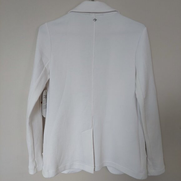 Diadora Luxe Court  Tennis White Mind Over Matter Blazer Jacket Chic, Size S - Picture 2 of 9